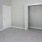 a room with white doors