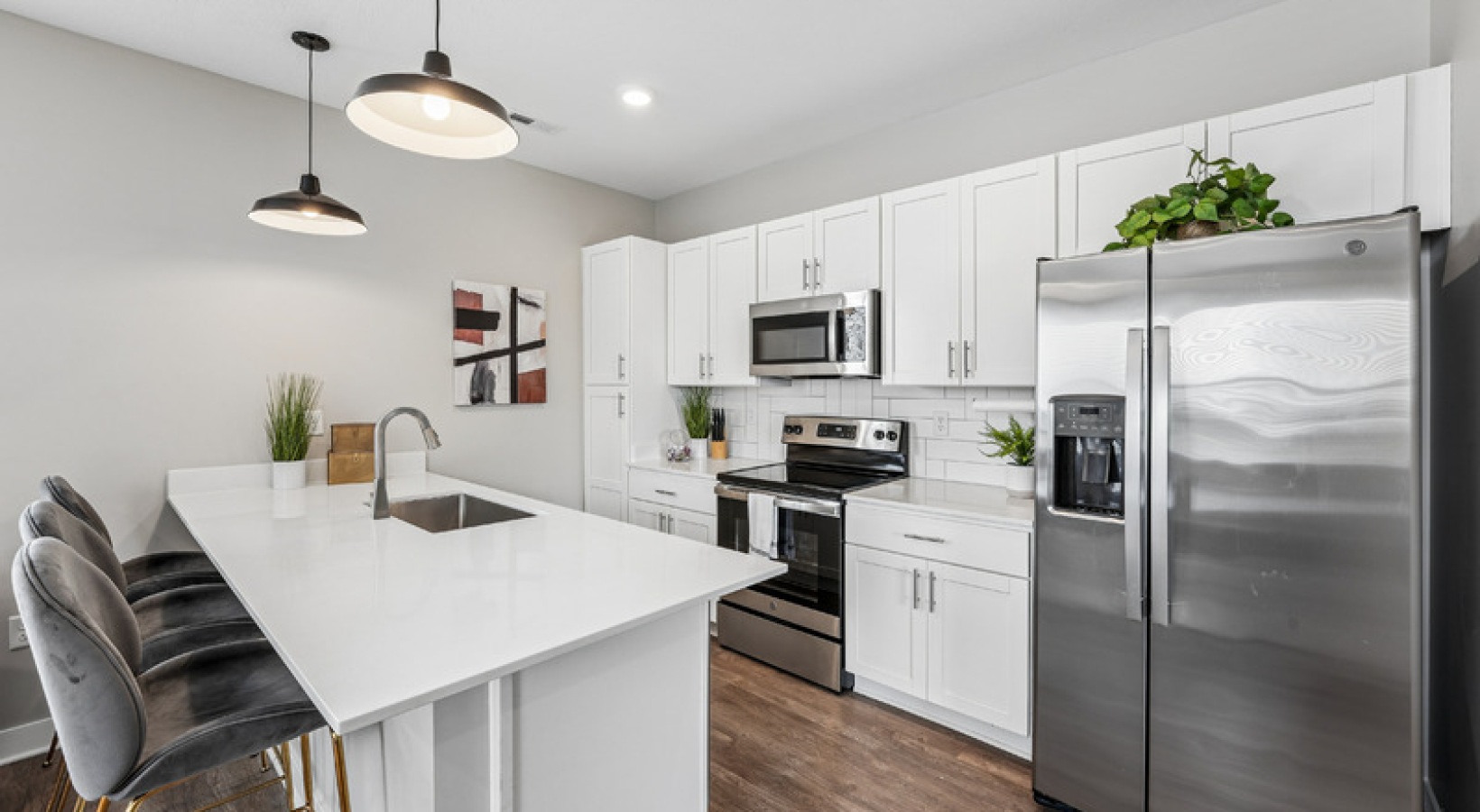 kitchen with ample counter-space